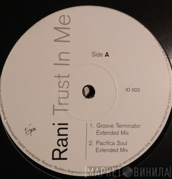 Rani  - Trust In Me