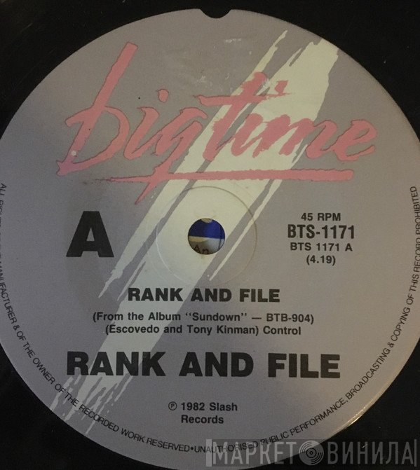 Rank & File  - Rank And File