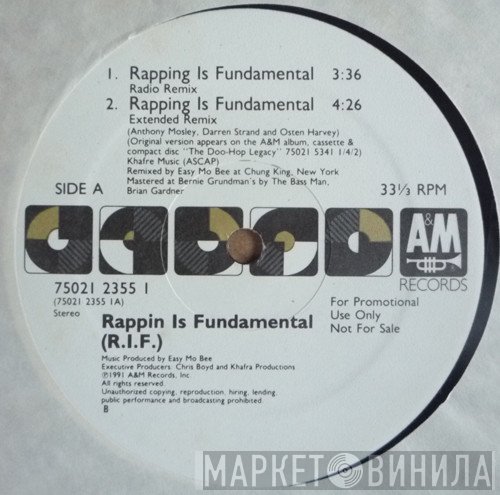 Rappin' Is Fundamental  - Rapping Is Fundamental