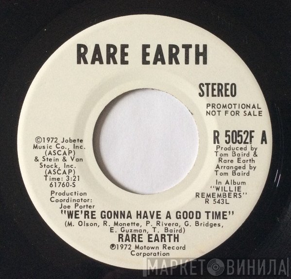 Rare Earth - We're Gonna Have A Good Time