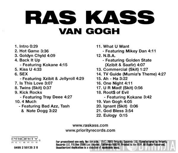 Ras Kass  - Van Gogh