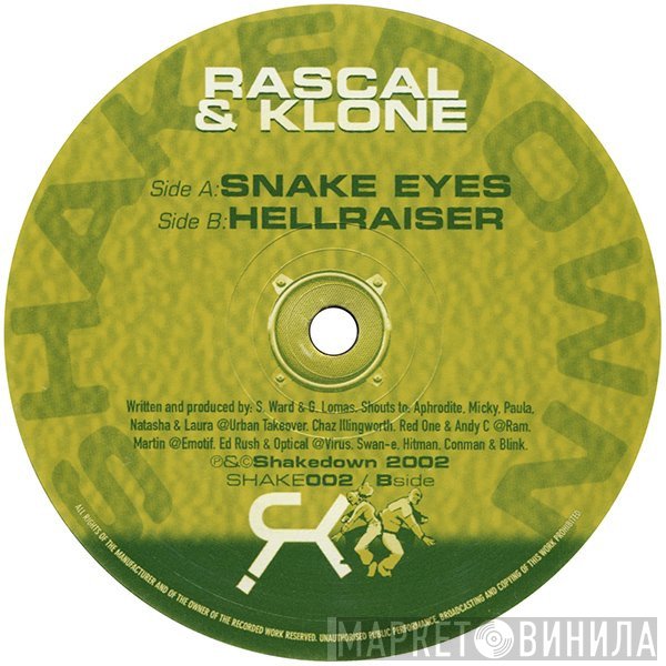 Rascal & Klone - Snake Eyes / Hellraiser
