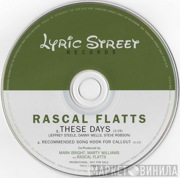 Rascal Flatts  - These Days
