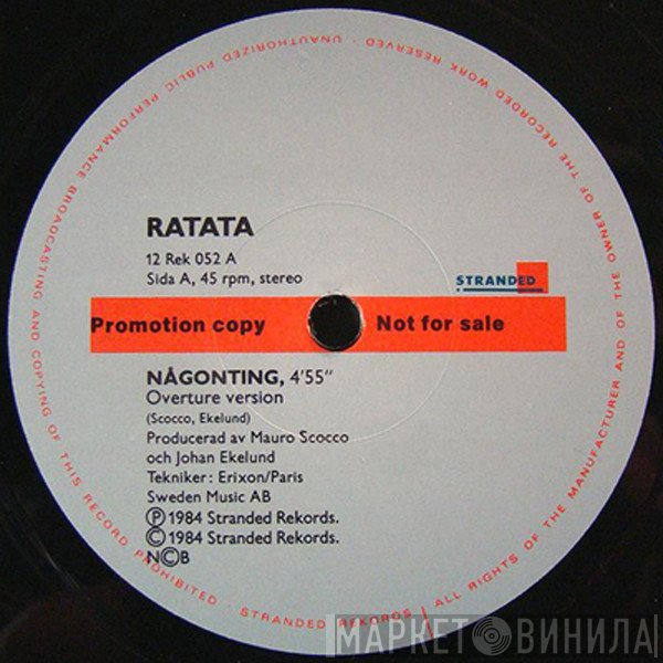 Ratata  - Någonting (Overture Version)