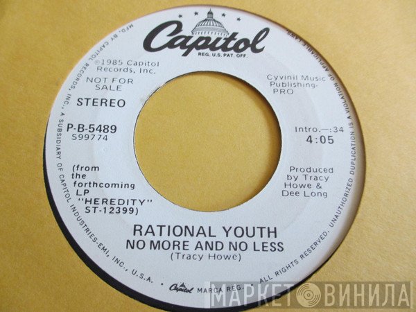 Rational Youth  - No More And No Less