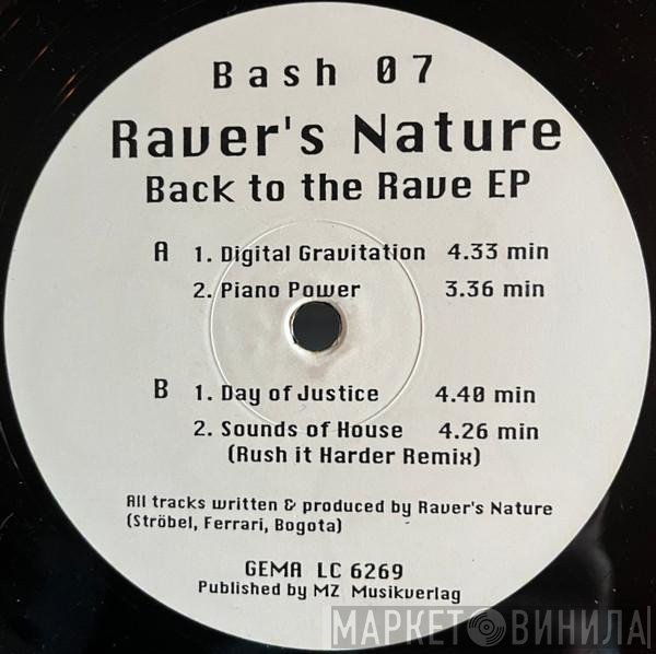 Raver's Nature  - Back To The Rave EP