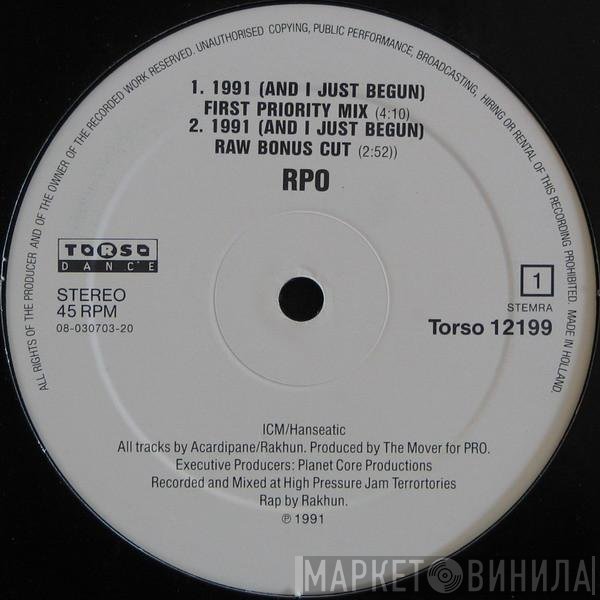 Raw Power Organisation - 1991 (And I Just Begun)
