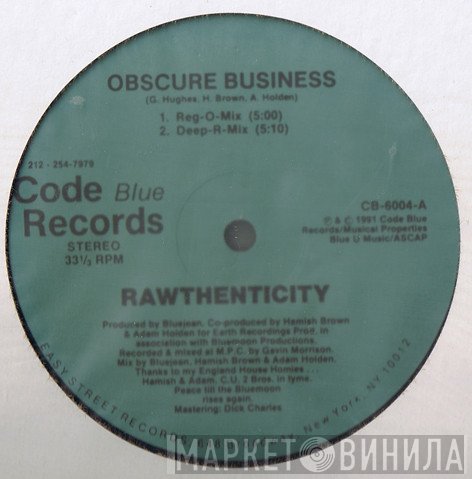 Rawthenticity - Obscure Business