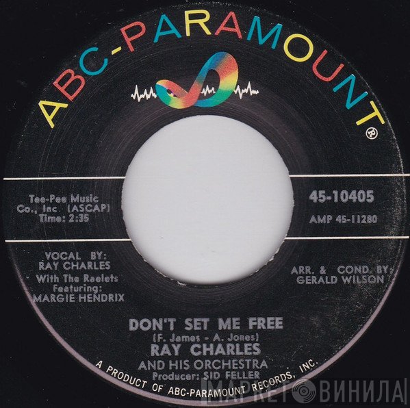 Ray Charles And His Orchestra - Don't Set Me Free / The Brightest Smile In Town