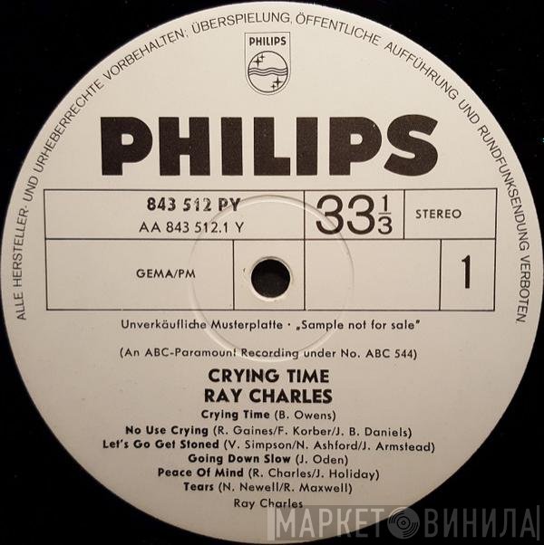 Ray Charles  - Crying Time