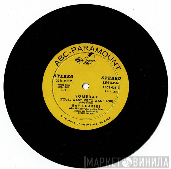 Ray Charles - Modern Sounds In Country & Western Music Volume Two - Someday (You'll Want Me To Marry You) / I'll Never Stand In Your Way