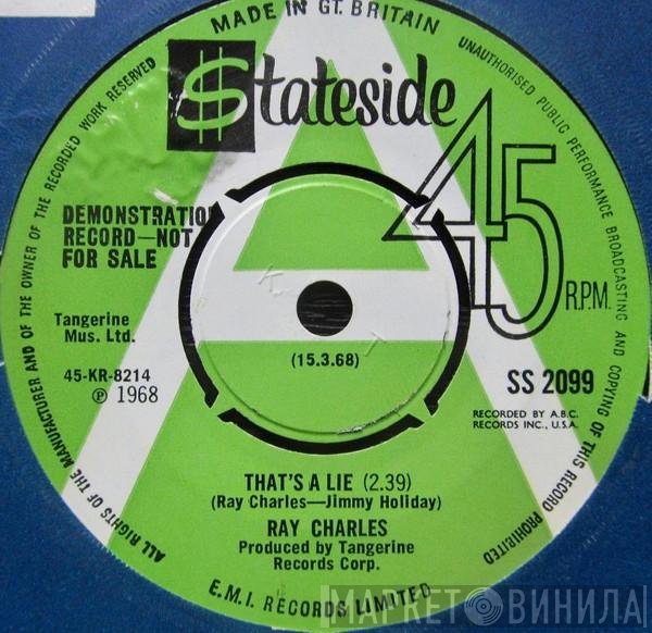 Ray Charles - That's A Lie