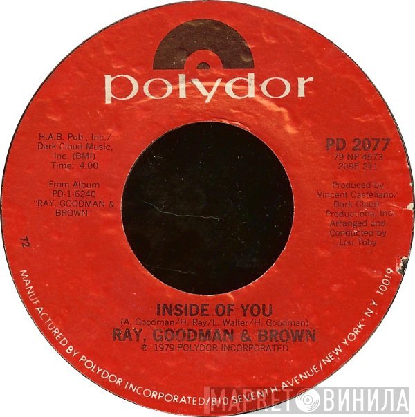 Ray, Goodman & Brown - Inside Of You