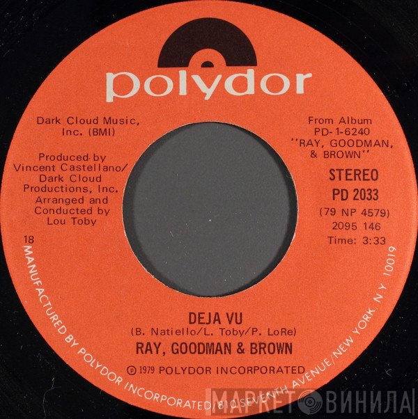 Ray, Goodman &amp; Brown - Special Lady