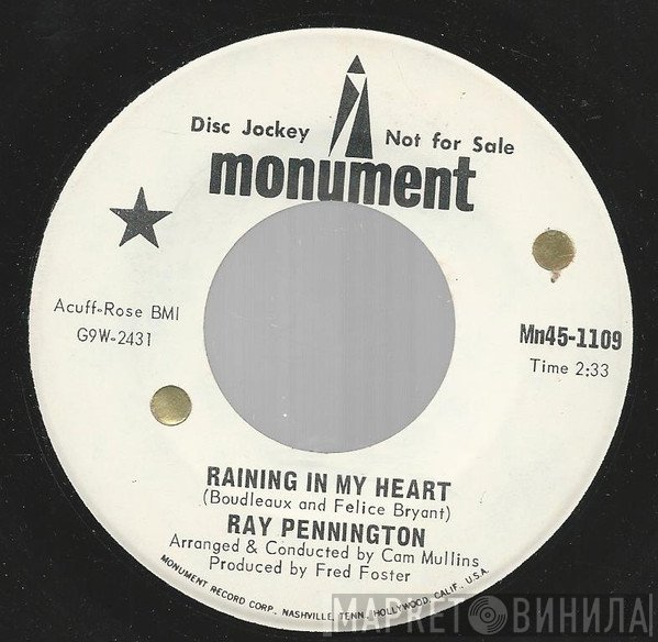Ray Pennington  - Raining In My Heart