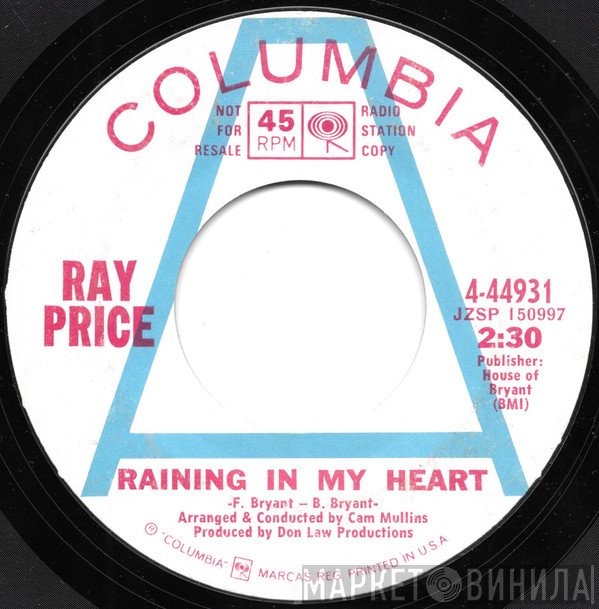 Ray Price  - Raining In My Heart