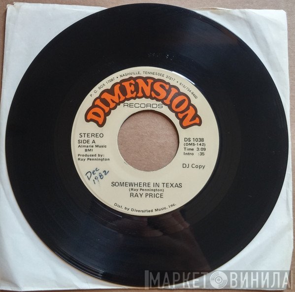Ray Price  - Somewhere In Texas