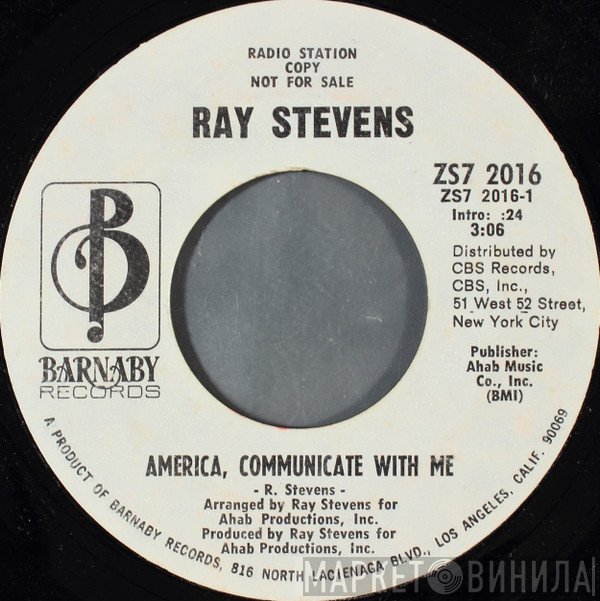 Ray Stevens  - America, Communicate With Me