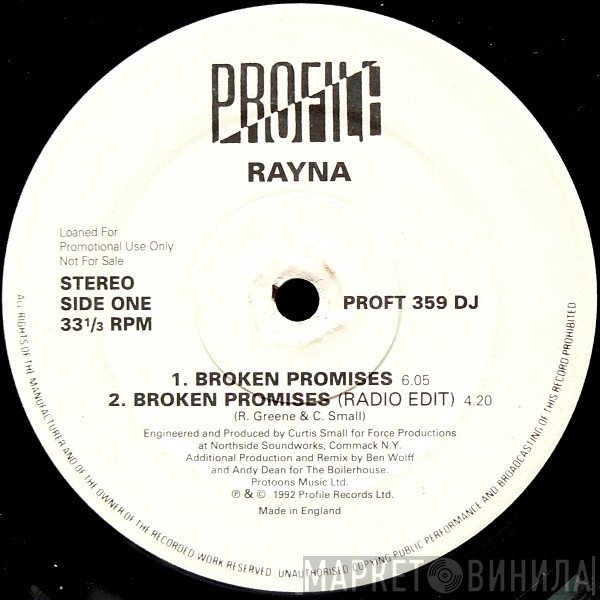 Rayna - Broken Promises