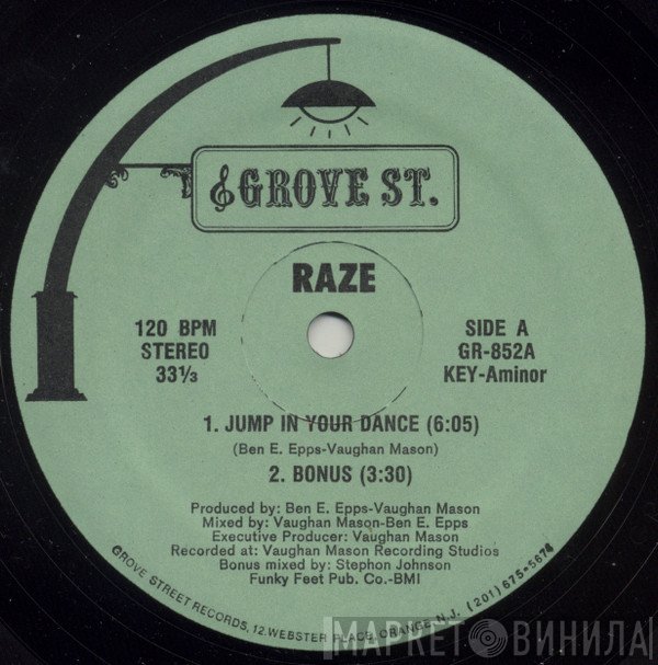 Raze  - Jump In Your Dance / Jack The Groove