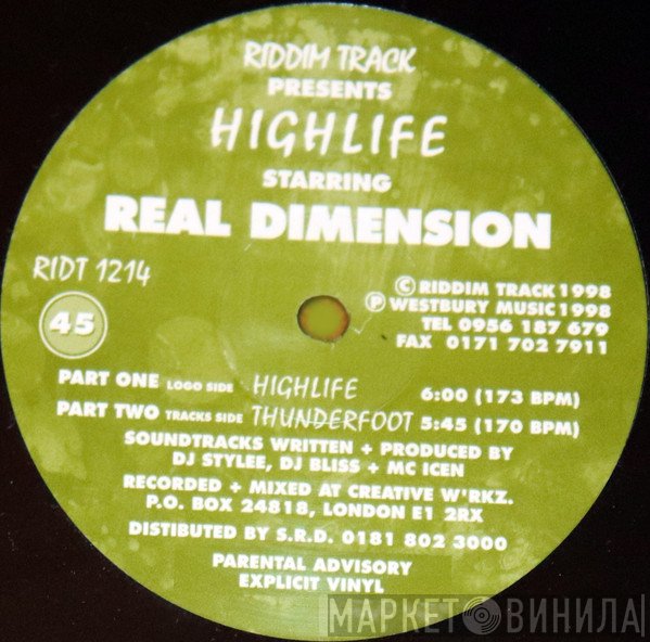 Real Dimensions - Highlife / Thunderfoot