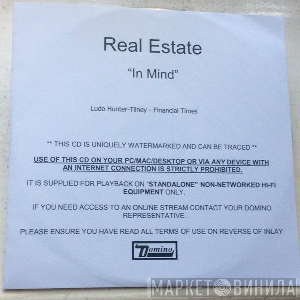 Real Estate   - In Mind