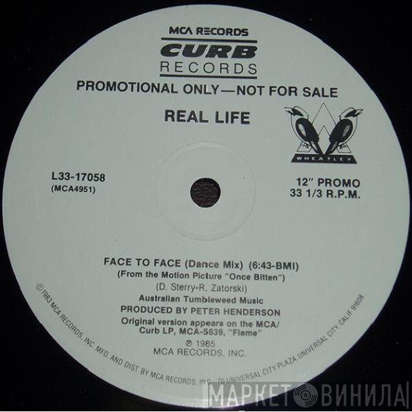Real Life  - Face To Face
