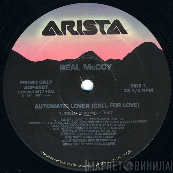 Real McCoy  - Automatic Lover (Call For Love)
