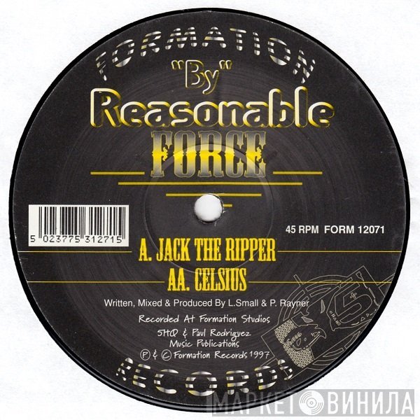 Reasonable Force - Jack The Ripper / Celcius