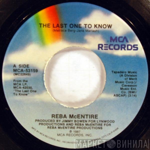 Reba McEntire  - The Last One To Know