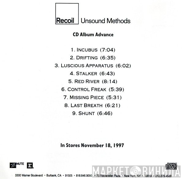Recoil  - Unsound Methods