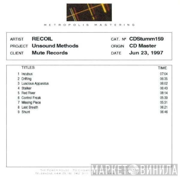 Recoil  - Unsound Methods