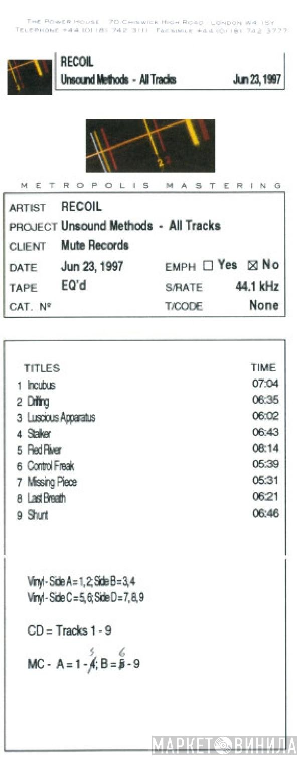 Recoil  - Unsound Methods