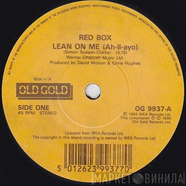 Red Box - Lean On Me (Ah-Li-Ayo) / For America