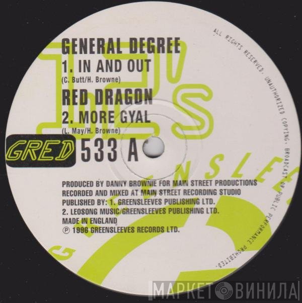 Red Dragon, General Degree, Spragga Benz - In And Out / More Gyal / Mad House Tek Him