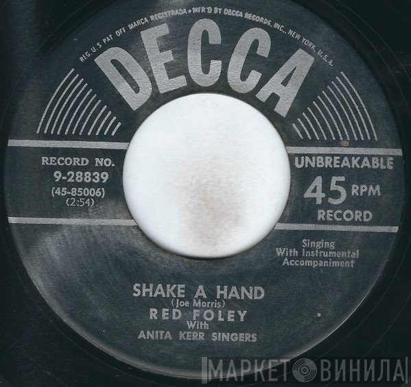 Red Foley  - Shake A Hand / Stranded In Deep Water