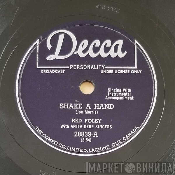 Red Foley  - Shake A Hand / Stranded In Deep Water
