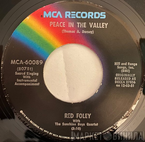 Red Foley - Peace In The Valley / Say A Little Prayer