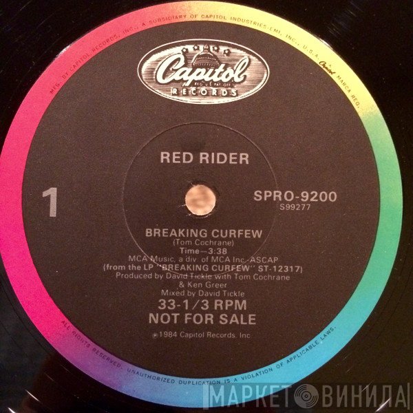 Red Rider  - Breaking Curfew