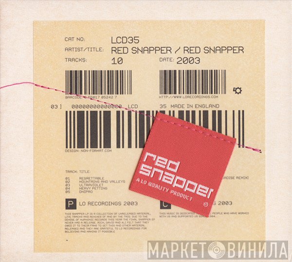 Red Snapper  - Red Snapper