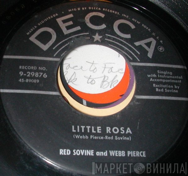 Red Sovine And Webb Pierce  - Little Rosa