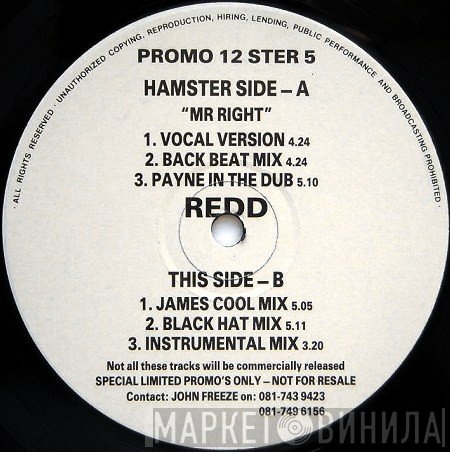 Redd - Mr Right