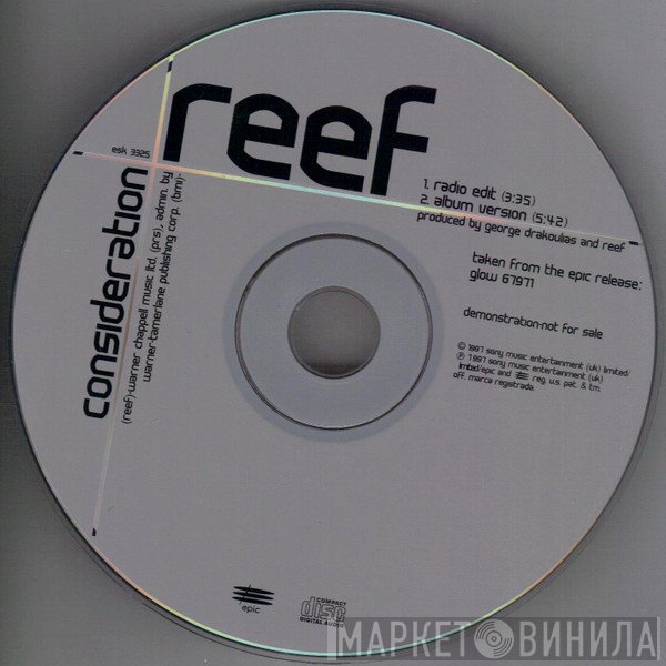 Reef  - Consideration
