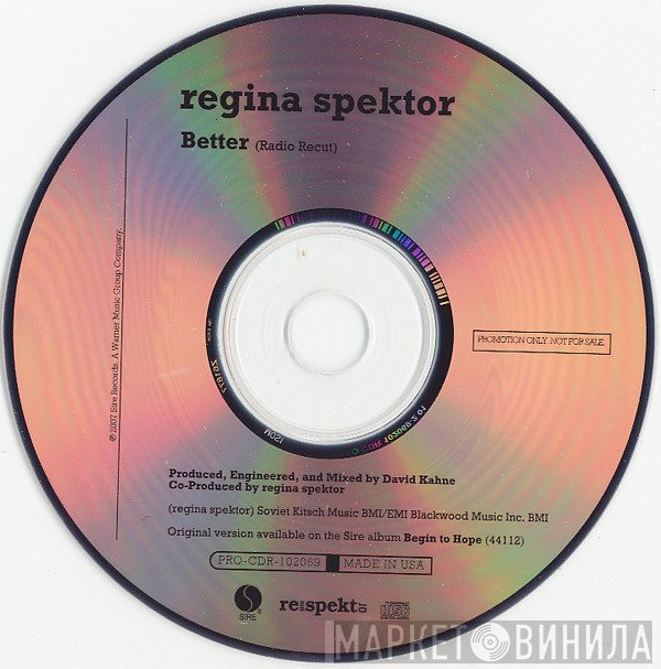 Regina Spektor  - Better