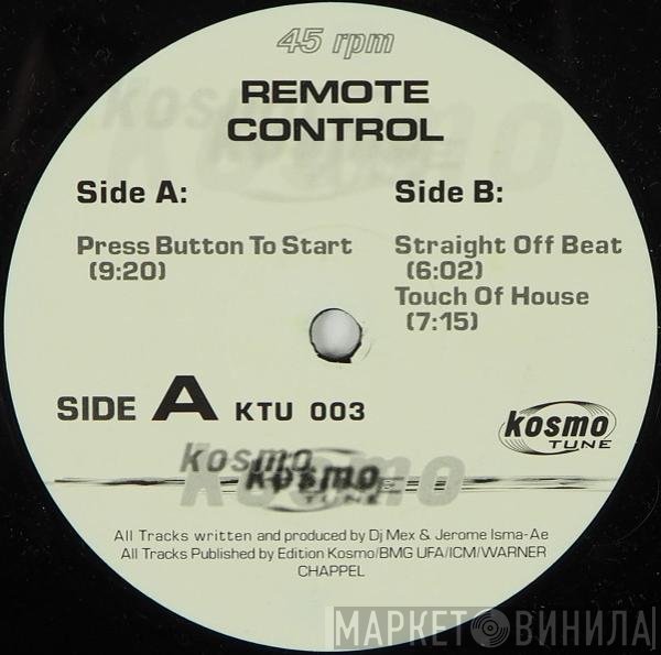 Remote Control  - Press Button To Start