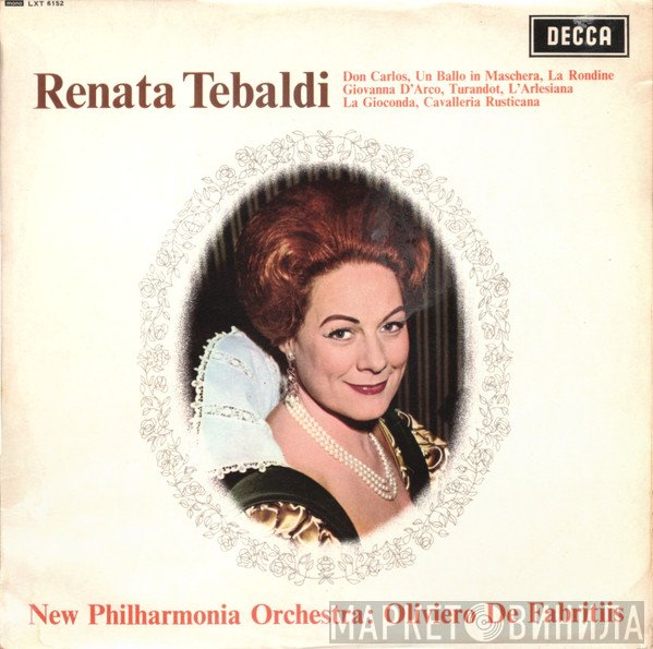 Renata Tebaldi, New Philharmonia Orchestra : Oliviero De Fabritiis  - Recital