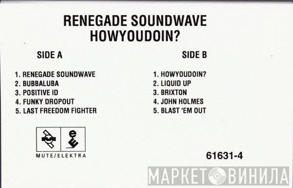 Renegade Soundwave  - Howyoudoin?