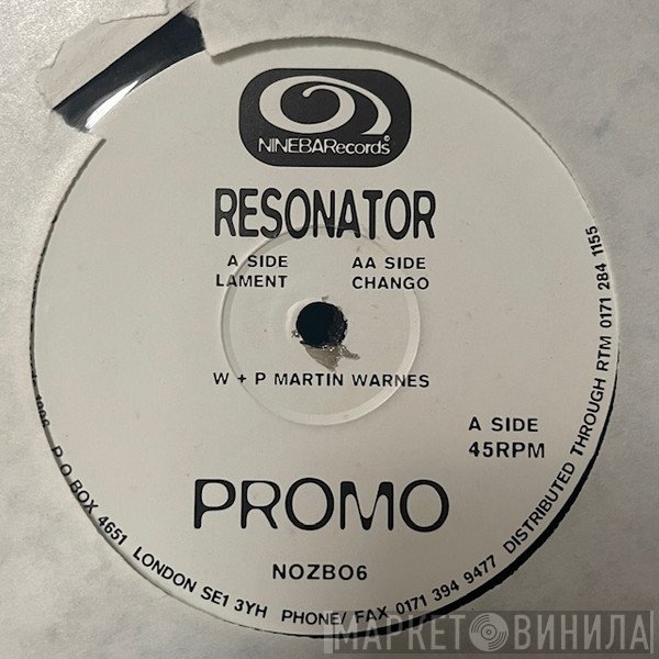 Resonator - Lament / Chango