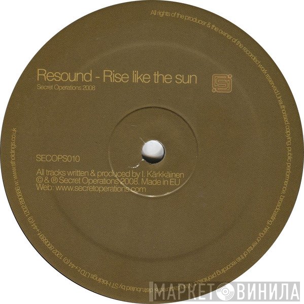 Resound - Second Thoughts / Rise Like The Sun