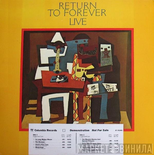Return To Forever - Live